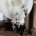 2/3Pcs 16G Simple Stainless Steel Piercing Lip Ring,Fashion Lip Studs Gothic Piercing Lip Nose Ring Labret Body Piercing Jewelry