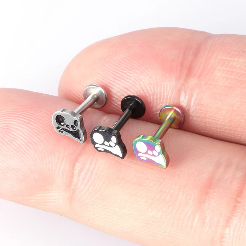 1PC 2021 New Lip Piercing Monroe Studs Labret Lip Rings Piercing 16G Surgical Steel Cartilage Tragus Piercing Earring for Women