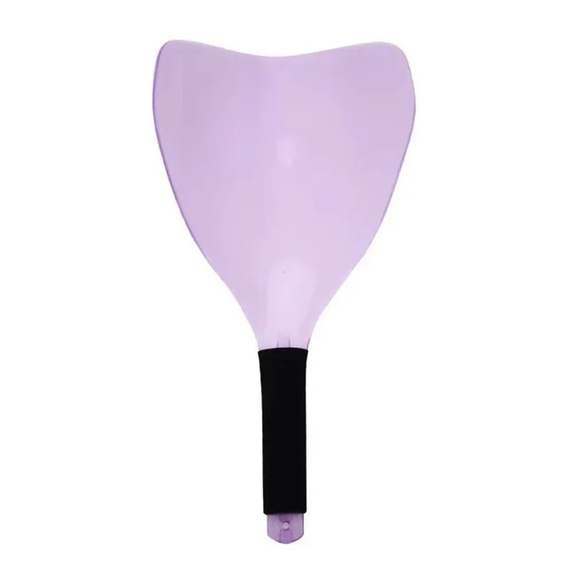 1/3Pcs Hair Salon Face Shield Plastic Haircut Face Protector Mask with Sponge Handle Reusable Face Mask Cover Makeup Protector