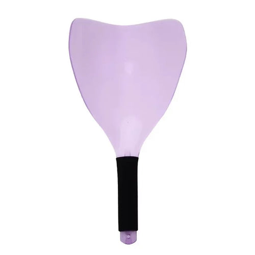 1/3Pcs Hair Salon Face Shield Plastic Haircut Face Protector Mask with Sponge Handle Reusable Face Mask Cover Makeup Protector