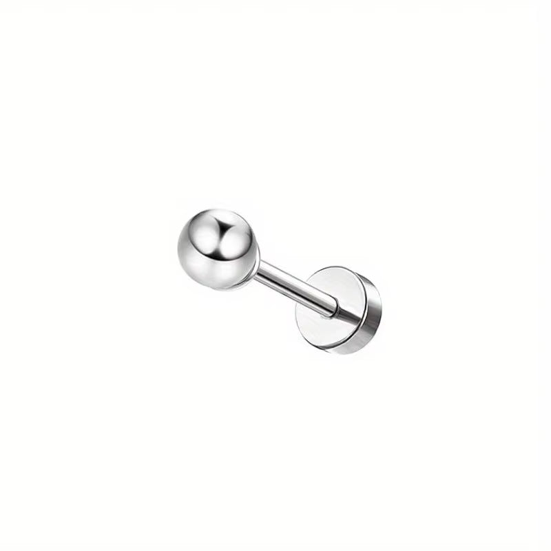 Stainless Steel Cartilage Stud Earrings for Women Opal Star Pearl Earring Studs Flower Studs Ear Piercing Jewelry