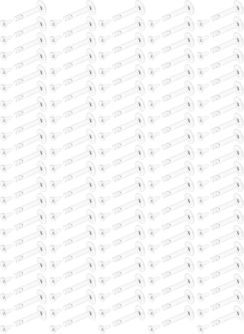 100PCS 16G Clear Earrings for Sports, Work, Surgery - Bioflex Labret Lip Piercing Retainers 10Pc Set - Plastic Clear Piercings Nose Stud for Lip Medusa Monroe 6Mm 8Mm 10Mm