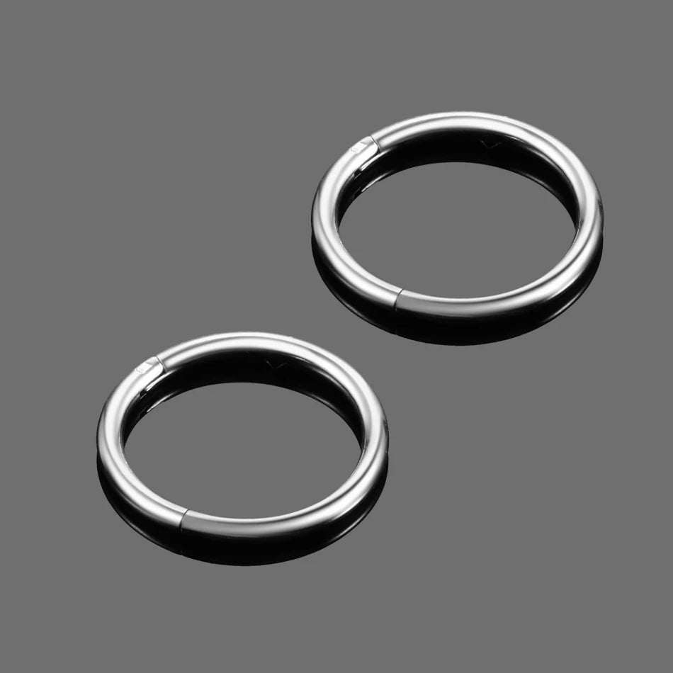 1PC Titanium Nose Hoop Septum Piercing Clicker 18G Hinged Segment Rings Lip Helix Daith Conch Cartilage Earrings Sexy Jewelry