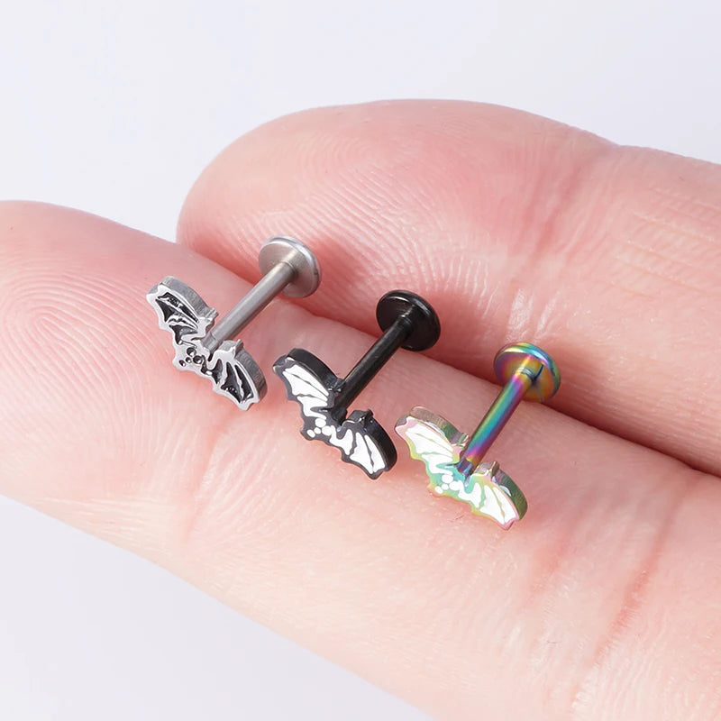 1PC 2021 New Lip Piercing Monroe Studs Labret Lip Rings Piercing 16G Surgical Steel Cartilage Tragus Piercing Earring for Women