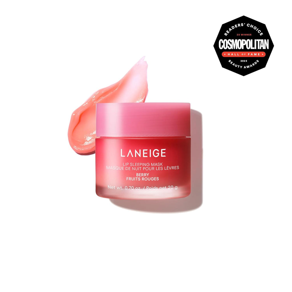 LANEIGE Lip Sleeping Mask: Hydrating & Nourishing Korean Overnight Lip Treatment Mask with Shea Butter, Vitamin C & Murumuru, Antioxidants for Flaky, Dry Lips | Korean Skin Care.