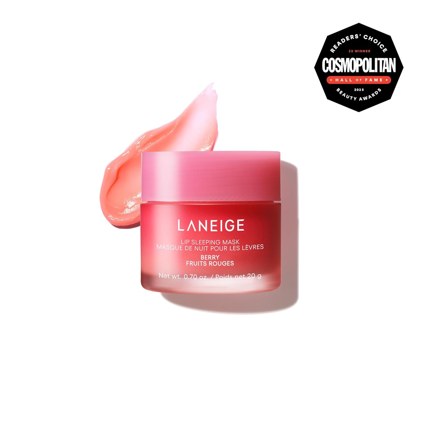 LANEIGE Lip Sleeping Mask: Hydrating & Nourishing Korean Overnight Lip Treatment Mask with Shea Butter, Vitamin C & Murumuru, Antioxidants for Flaky, Dry Lips | Korean Skin Care.