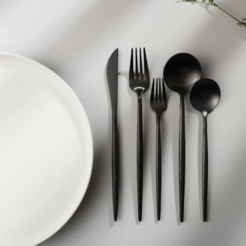 stainless steel cutlery set