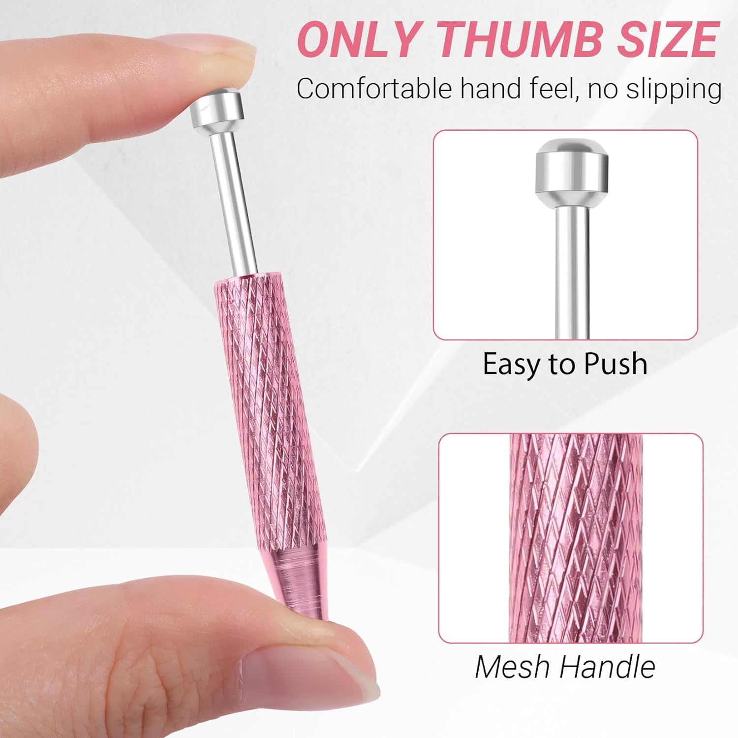 2 PCS Piercing Ball Grabber Tool, 4 - Claw Stainless Steel Jeweler Pick up Tools,Septum Ball Screw Tool for Piercing Changing/Removal/Holder,Earring Pearl Grabber for Jewelry/Electronic Components