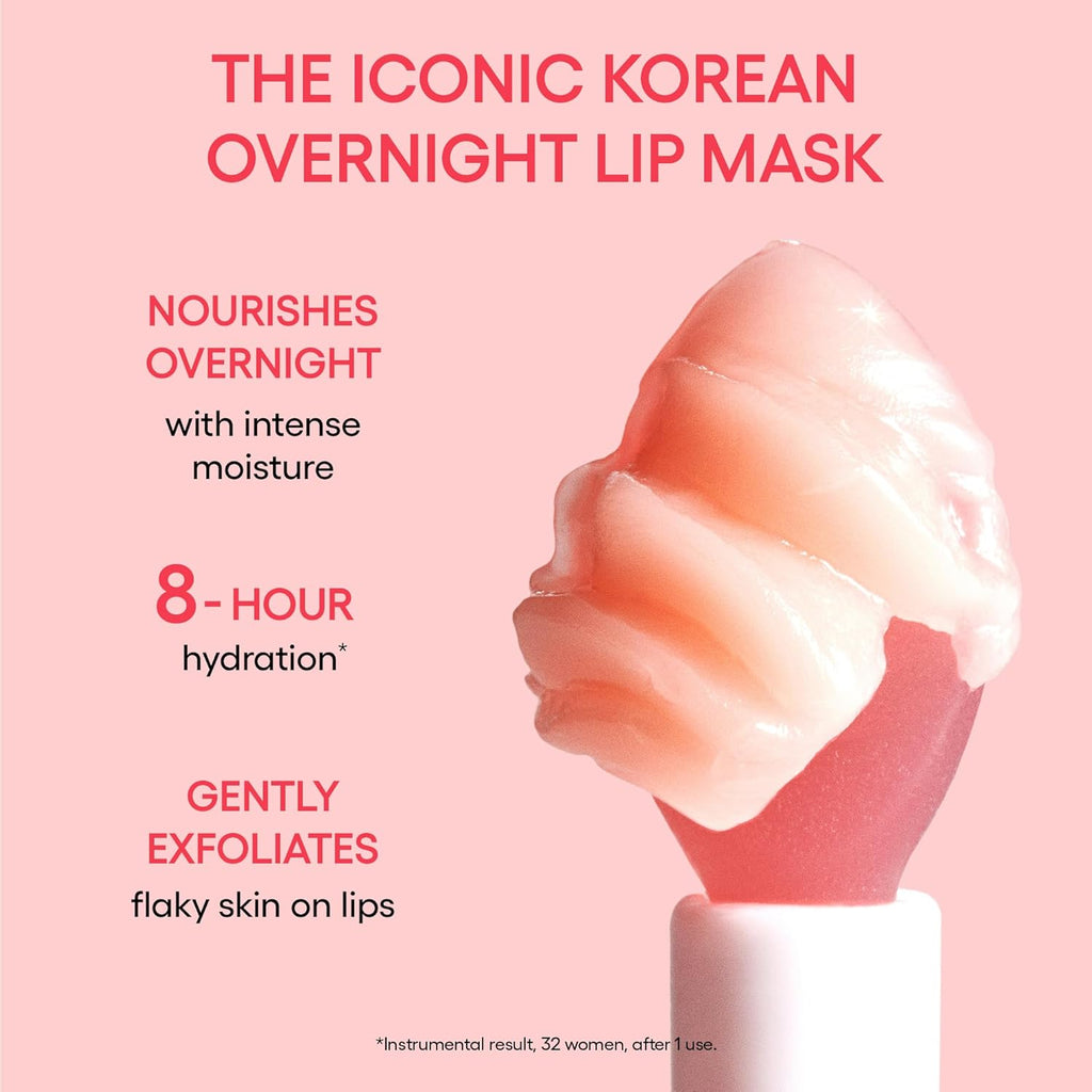 LANEIGE Lip Sleeping Mask: Hydrating & Nourishing Korean Overnight Lip Treatment Mask with Shea Butter, Vitamin C & Murumuru, Antioxidants for Flaky, Dry Lips | Korean Skin Care.