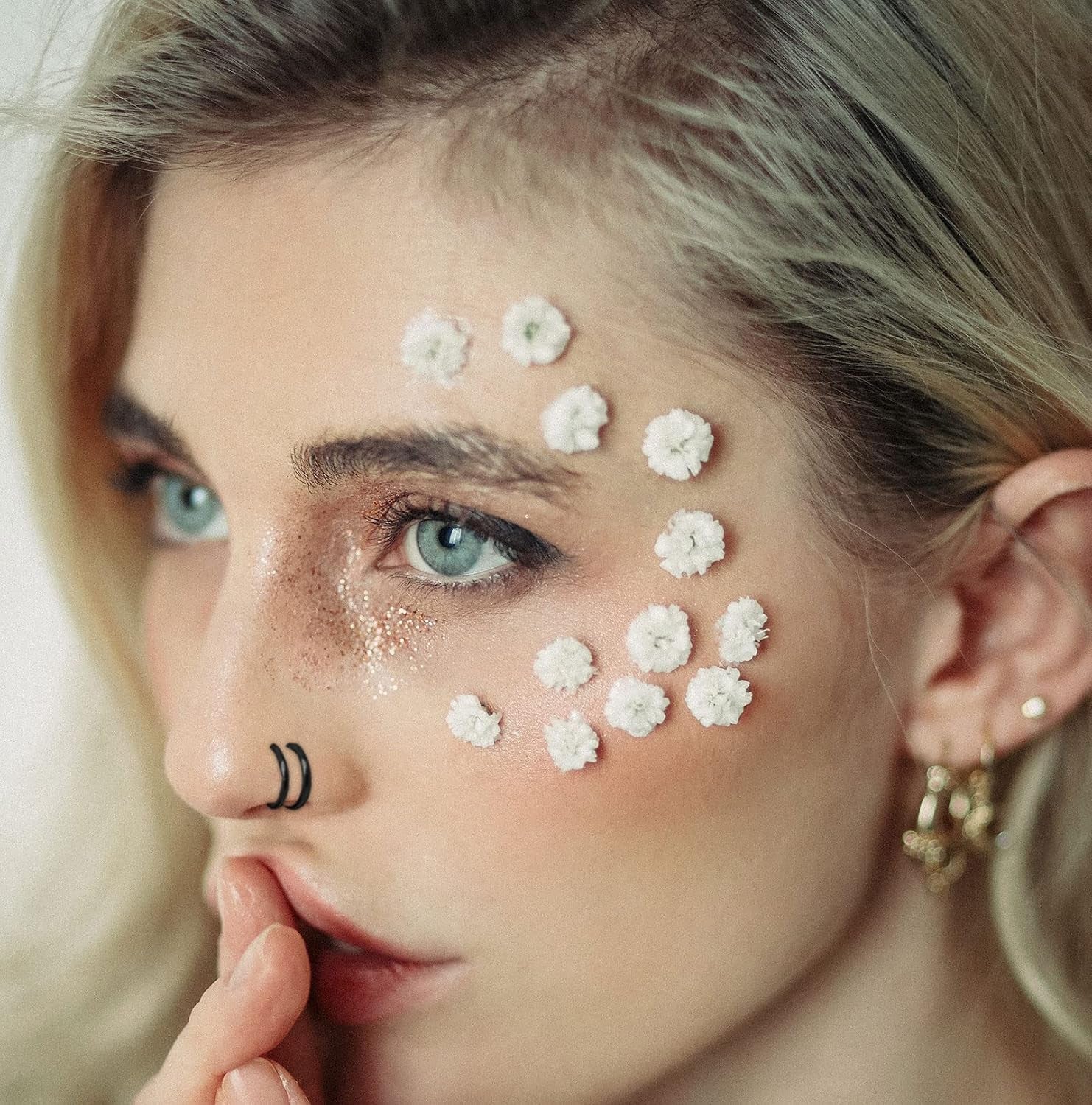 Spiral Nose Ring - 20G & 18G Double Hoop, Single Piercing, Right & Left, Surgical Steel