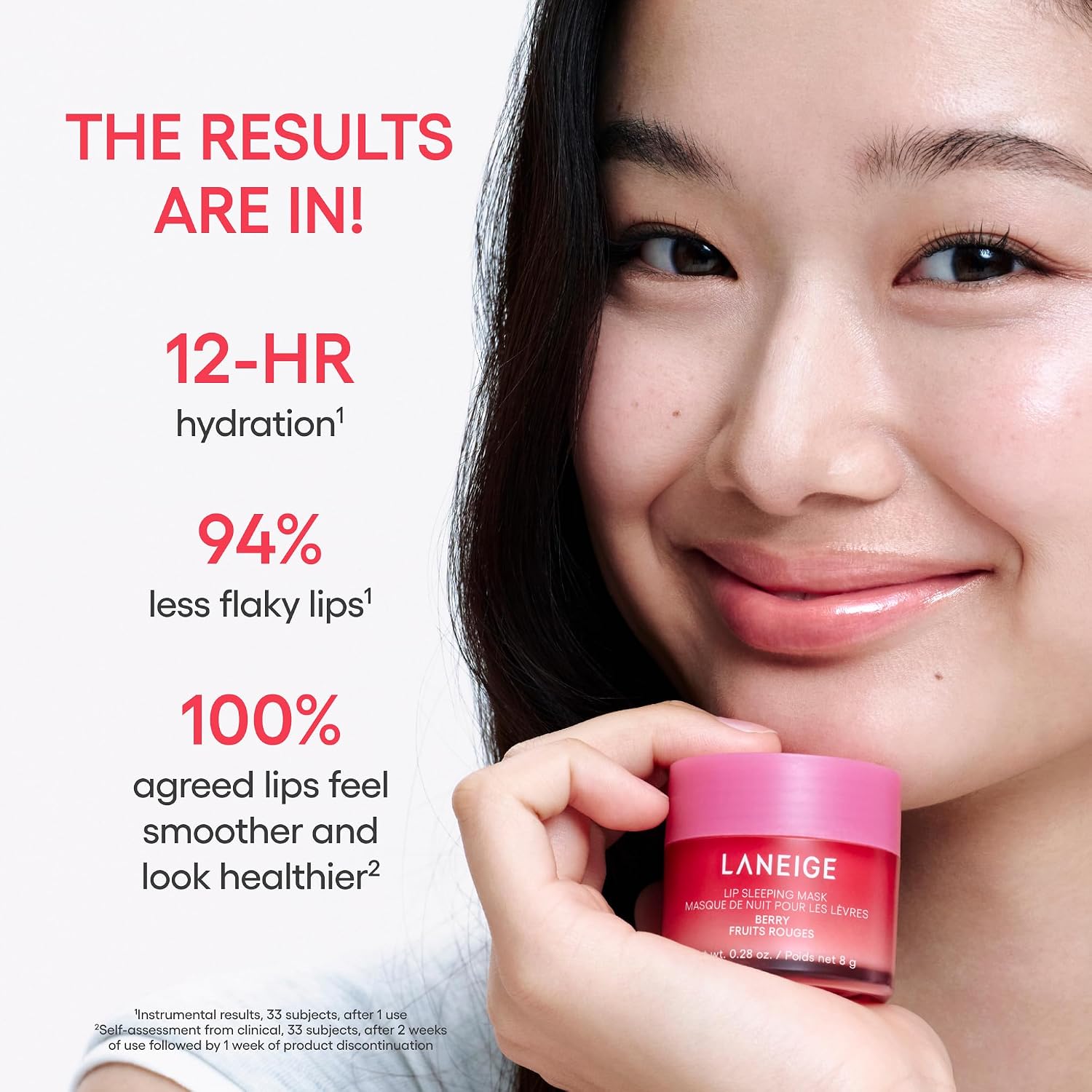 LANEIGE Lip Sleeping Mask: Hydrating & Nourishing Korean Overnight Lip Treatment Mask with Shea Butter, Vitamin C & Murumuru, Antioxidants for Flaky, Dry Lips | Korean Skin Care.