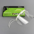 50 Sheets Hairspray Mask Face Spray Shield Professional Face Protector Mask Hairdressing Eye Mask Visors Beauty Salon Accessory