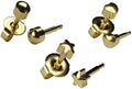 Ear Piercing Earrings Gold 3 Pairs of 4Mm 24 K Gold Hypoallergenic