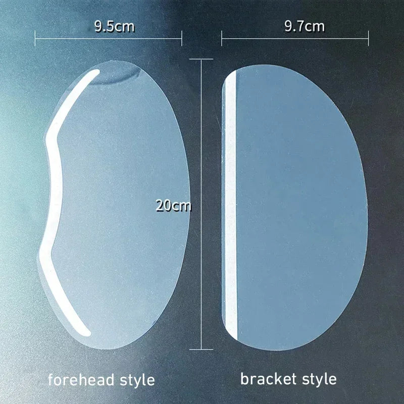 50 Sheets Hairspray Mask Face Spray Shield Professional Face Protector Mask Hairdressing Eye Mask Visors Beauty Salon Accessory