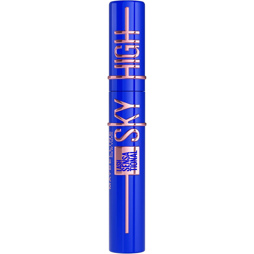 Maybelline Lash Sensational Sky High Washable Mascara, Volumizing, Lengthening, Defining, Curling, Multiplying, Buildable Mascara Make up Formula, Blue Mist, 1 Count