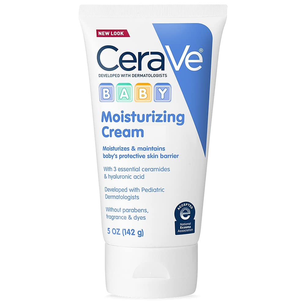 Baby Cream, Gentle Moisturizing Cream with Ceramides, Fragrance, Paraben, Dye & Phthalates Free, Rich & Non-Greasy Feel, Gentle Baby Skin Care