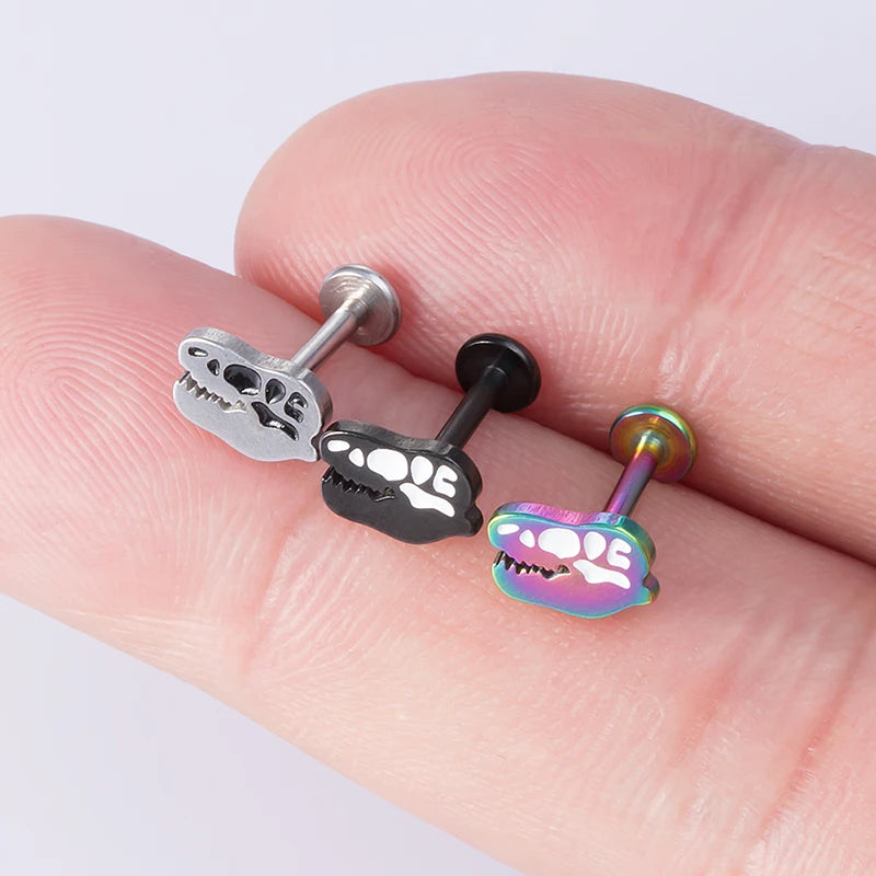 1PC 2021 New Lip Piercing Monroe Studs Labret Lip Rings Piercing 16G Surgical Steel Cartilage Tragus Piercing Earring for Women