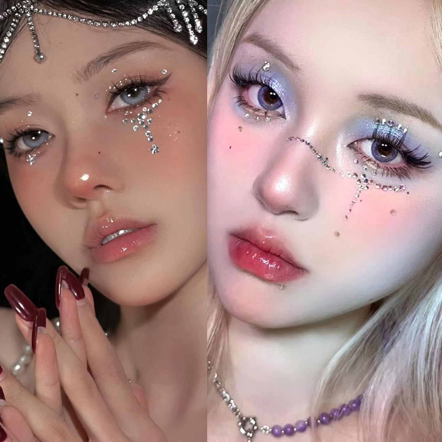 Fake Piercings - Nose Ring, Eyebrow, Lip Ring, Labret Studs & More - Adhesive Face Jewelry