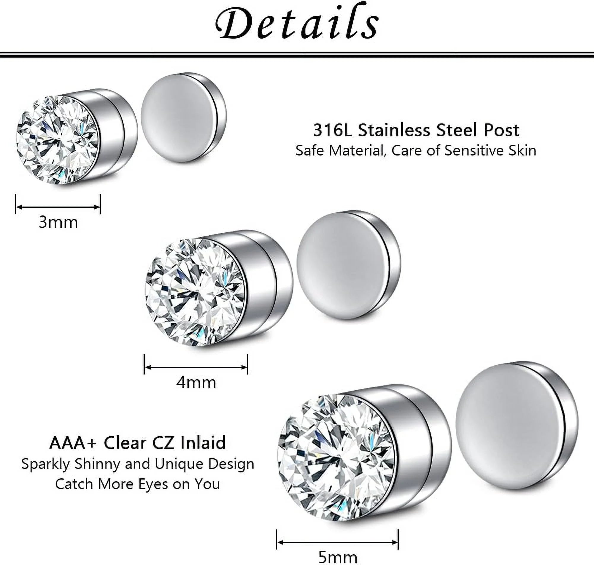 Mixed Shape Septum Hoops Studs Nose Ring, Stainless Steel, 15 Count