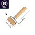 Wood Rolling Pin with Handle for Baking Dough Roller Pastry Pasta Pizza Roller Kitchen Utensils
