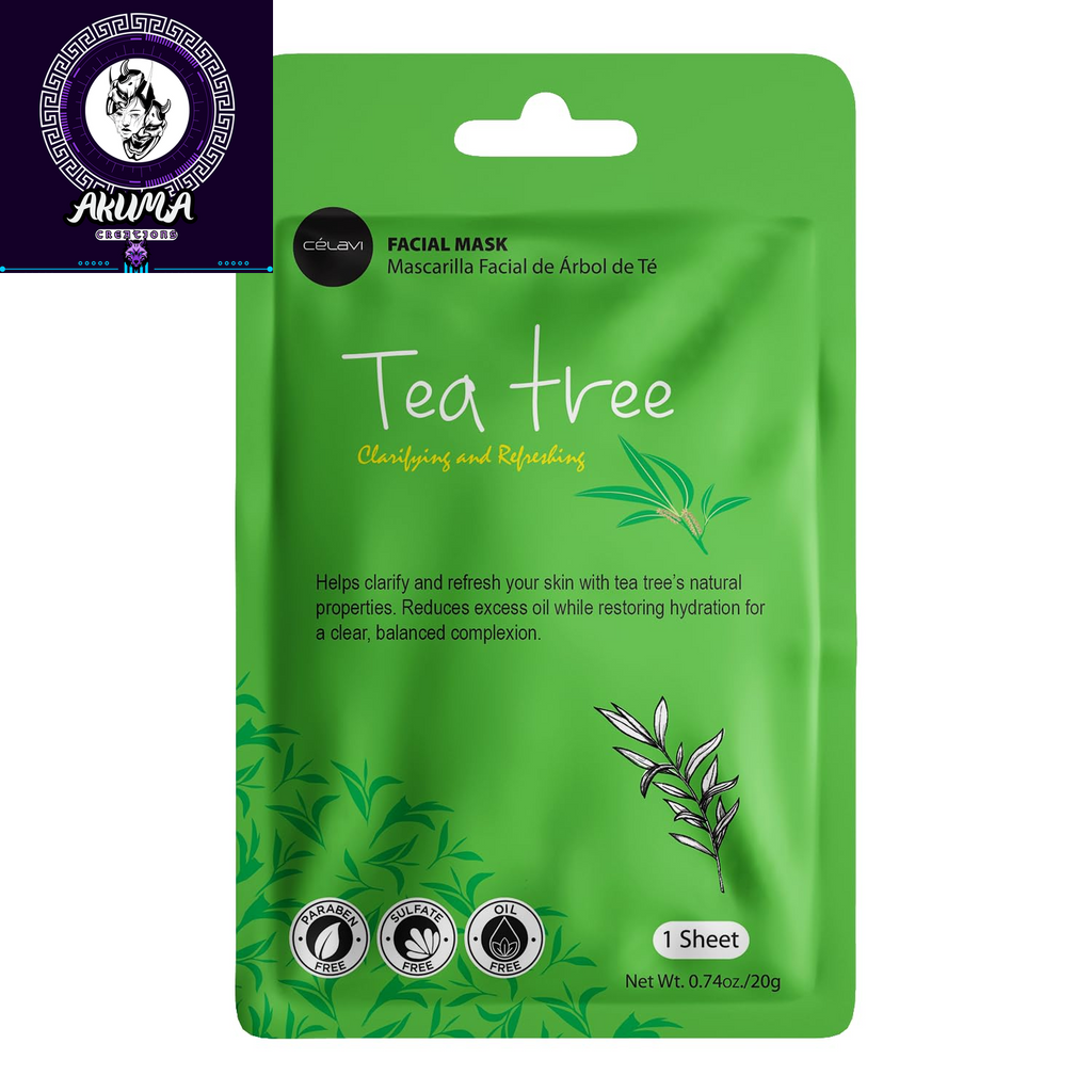 Celavi Essence Facial Face Mask Paper Sheet Korea Skin Care Moisturizing 12 Pack (Mix - 2 of Each)