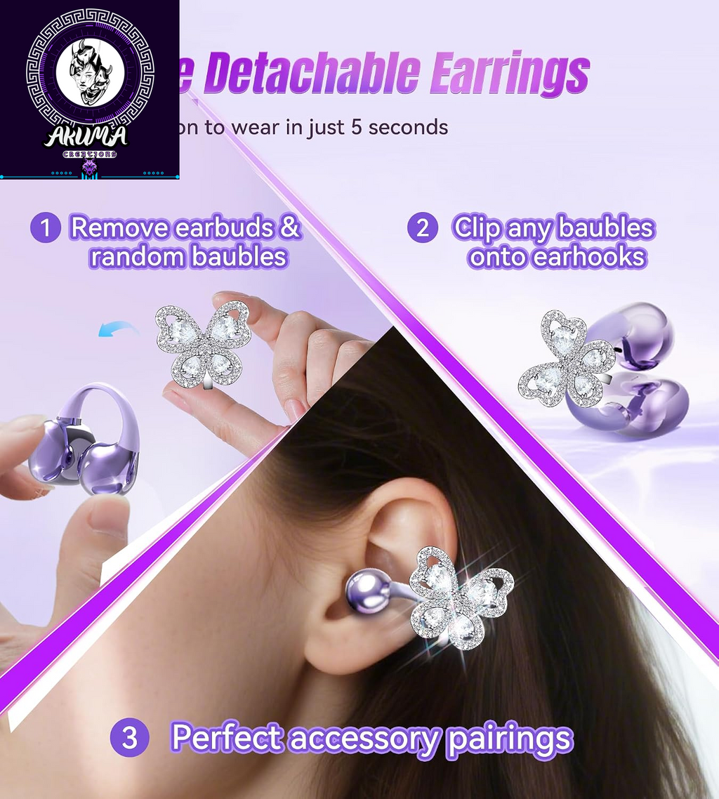 King Lucky Open Ear Earbuds Clip