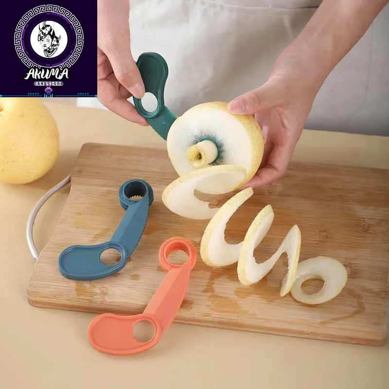 1Pc Fruit Vegetable Spiral Cutter, Cucumber Potato Slicer, Fruit Splitter, Roller Cutter, Kitchen Accessories