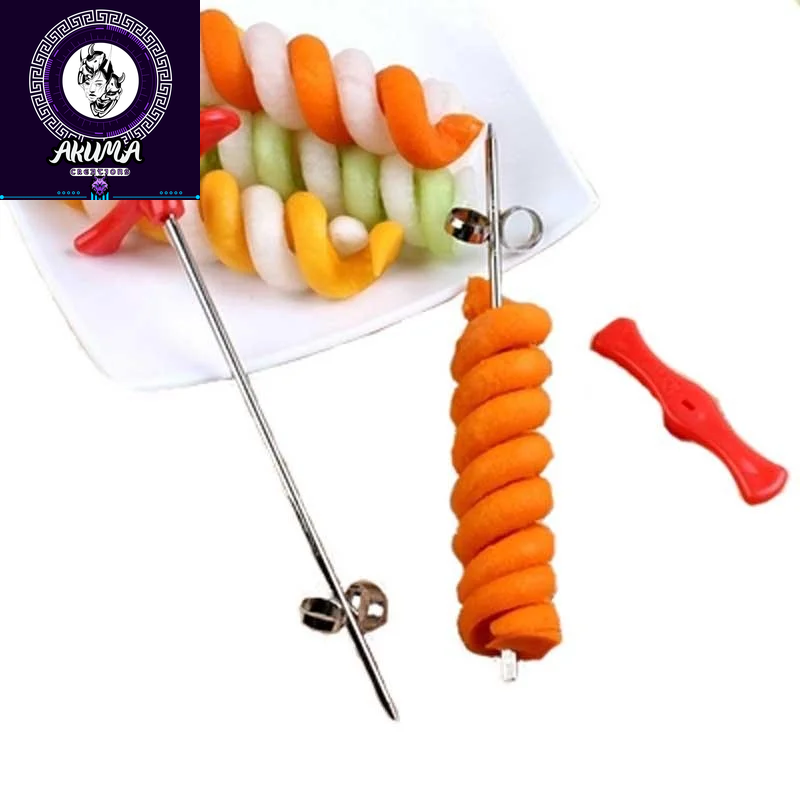 1/2Pcs Manual Roller Spiral Slicer Radish Potato Tools Vegetable Cutter Kitchen Fruit Carving Tools