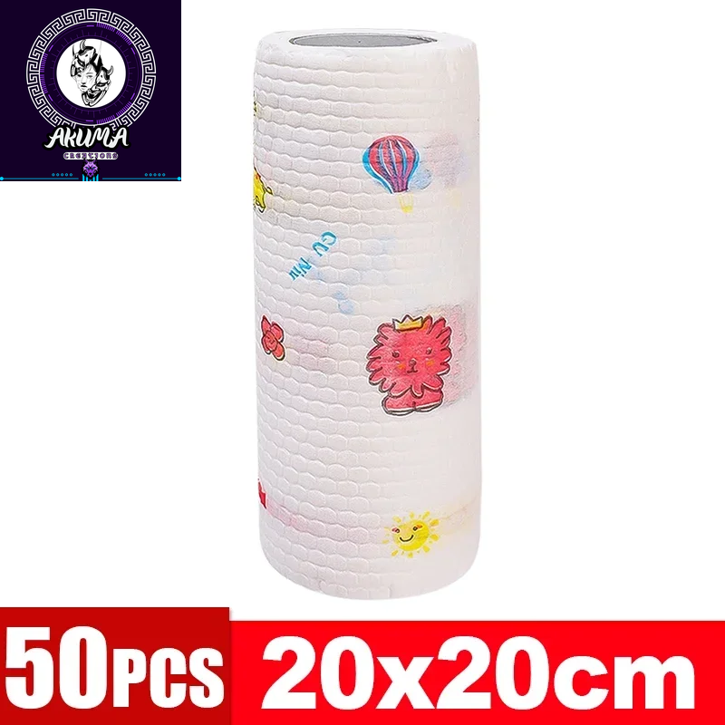 Disposable Lazy Rags Washable Paper Non-Woven Dish Cloths Kitchen Roller Paper Cleaning Wipes Absorbent Towels Dishes Rags
