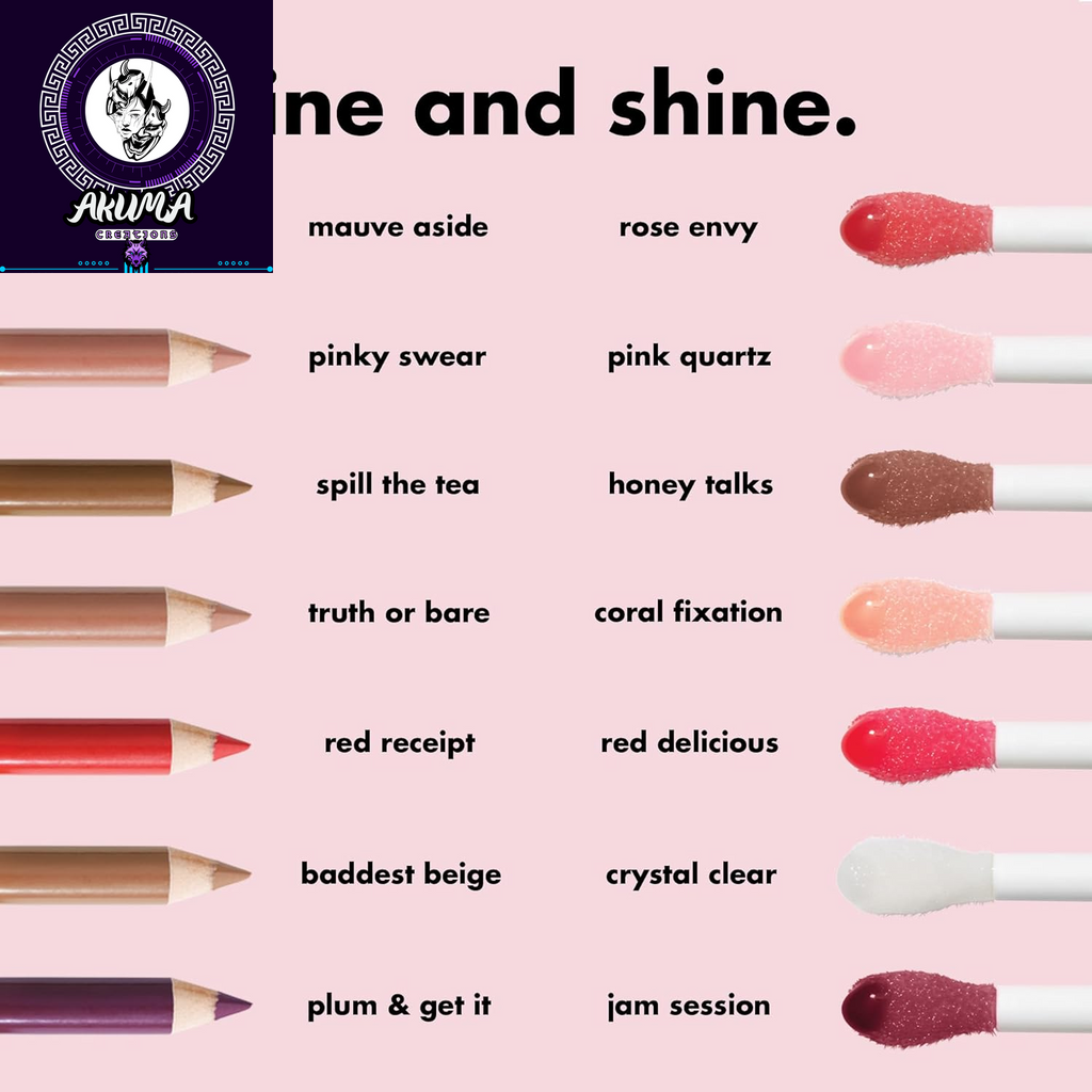 Glow Reviver Lip Oil, Nourishing Tinted Lip Oil for a High-Shine Finish, Infused with Jojoba Oil, Vegan & Cruelty-Free, Jam Session
