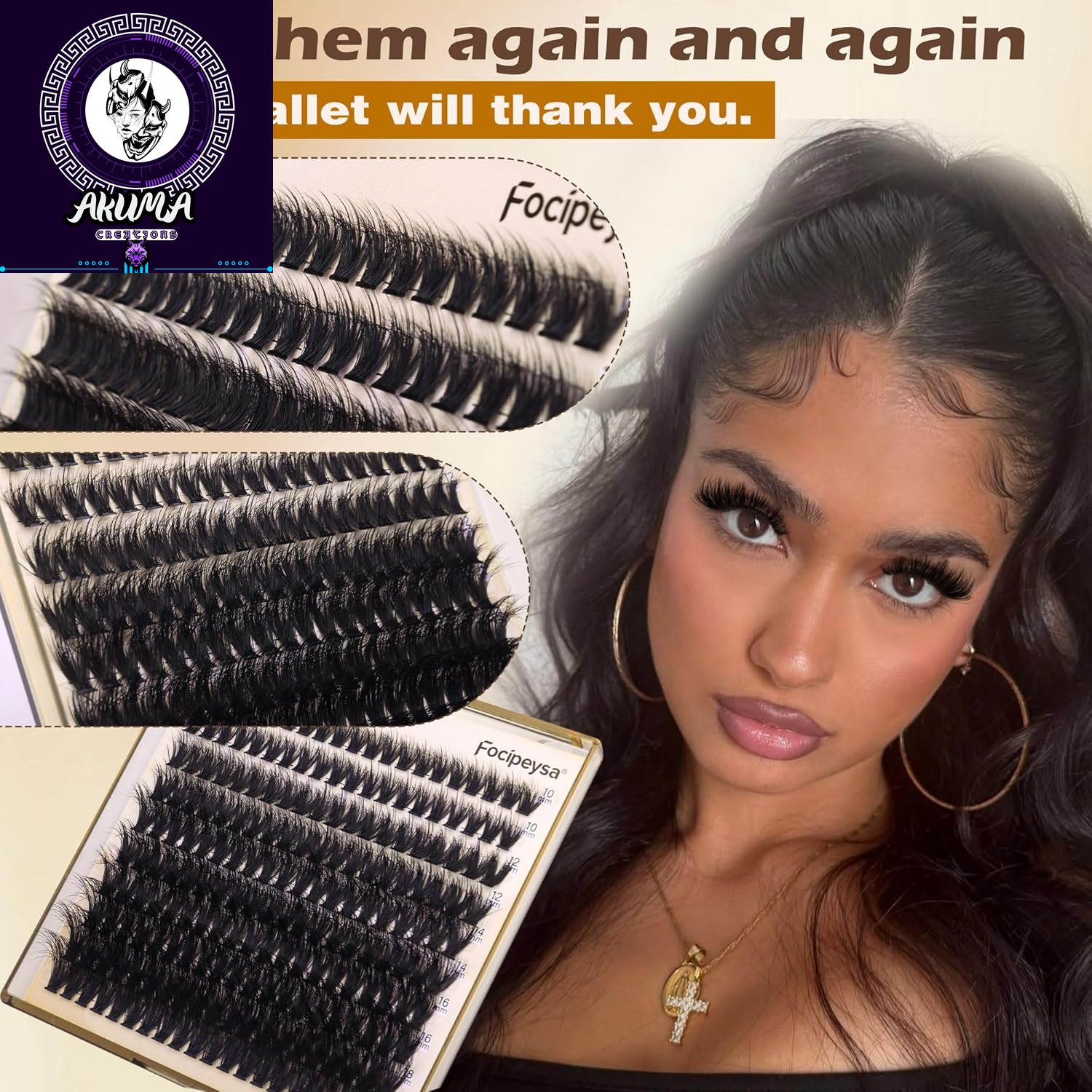 Lash Extension Kit Thick Eyelash Extension Kit 10-18Mm Fluff Volume Lash Clusters 200D Individual Eyelashes Kit with Lashes Bond, Lashes Remover, Lash Tweezers, DIY Lash Extension