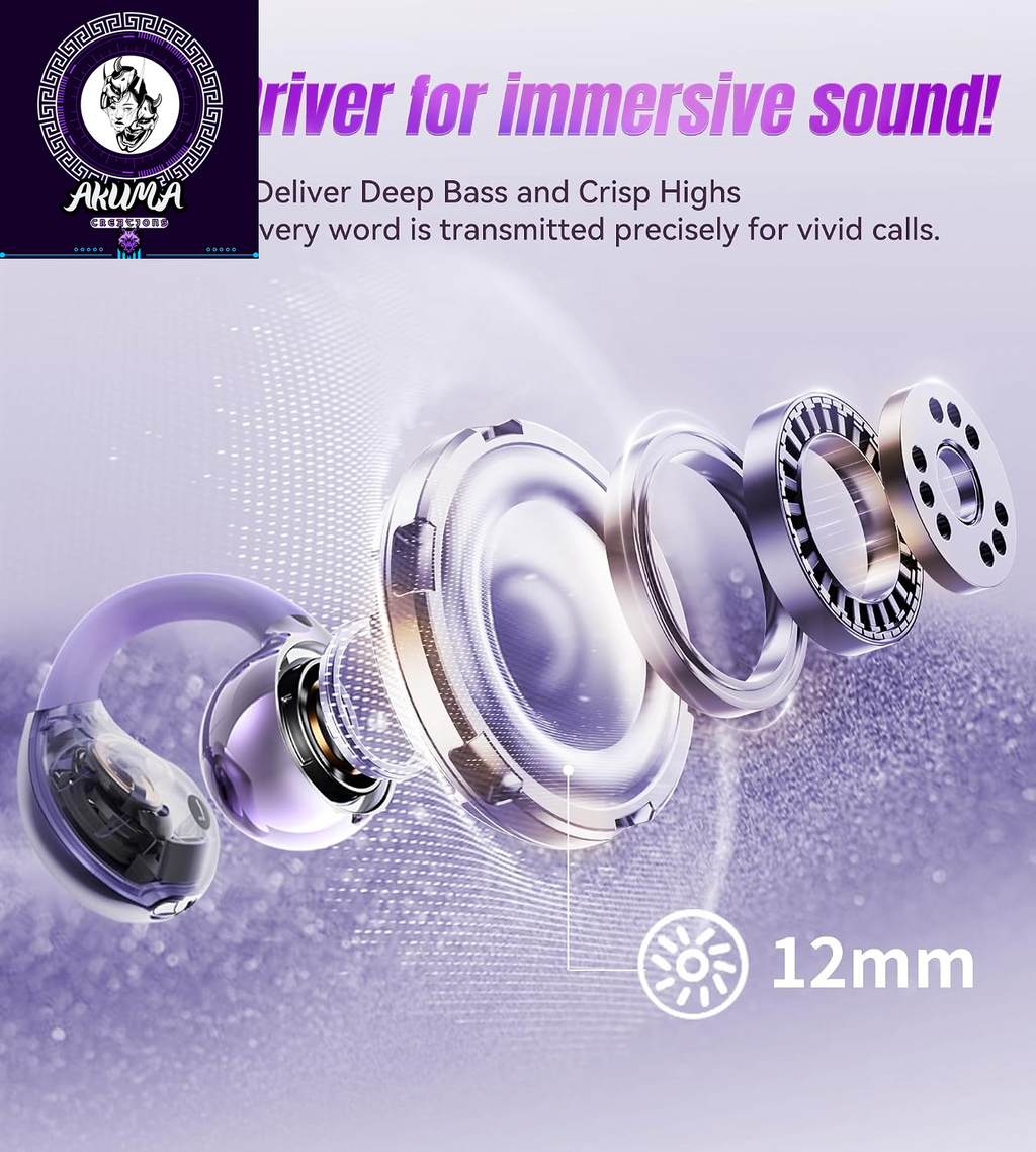 King Lucky Open Ear Earbuds Clip