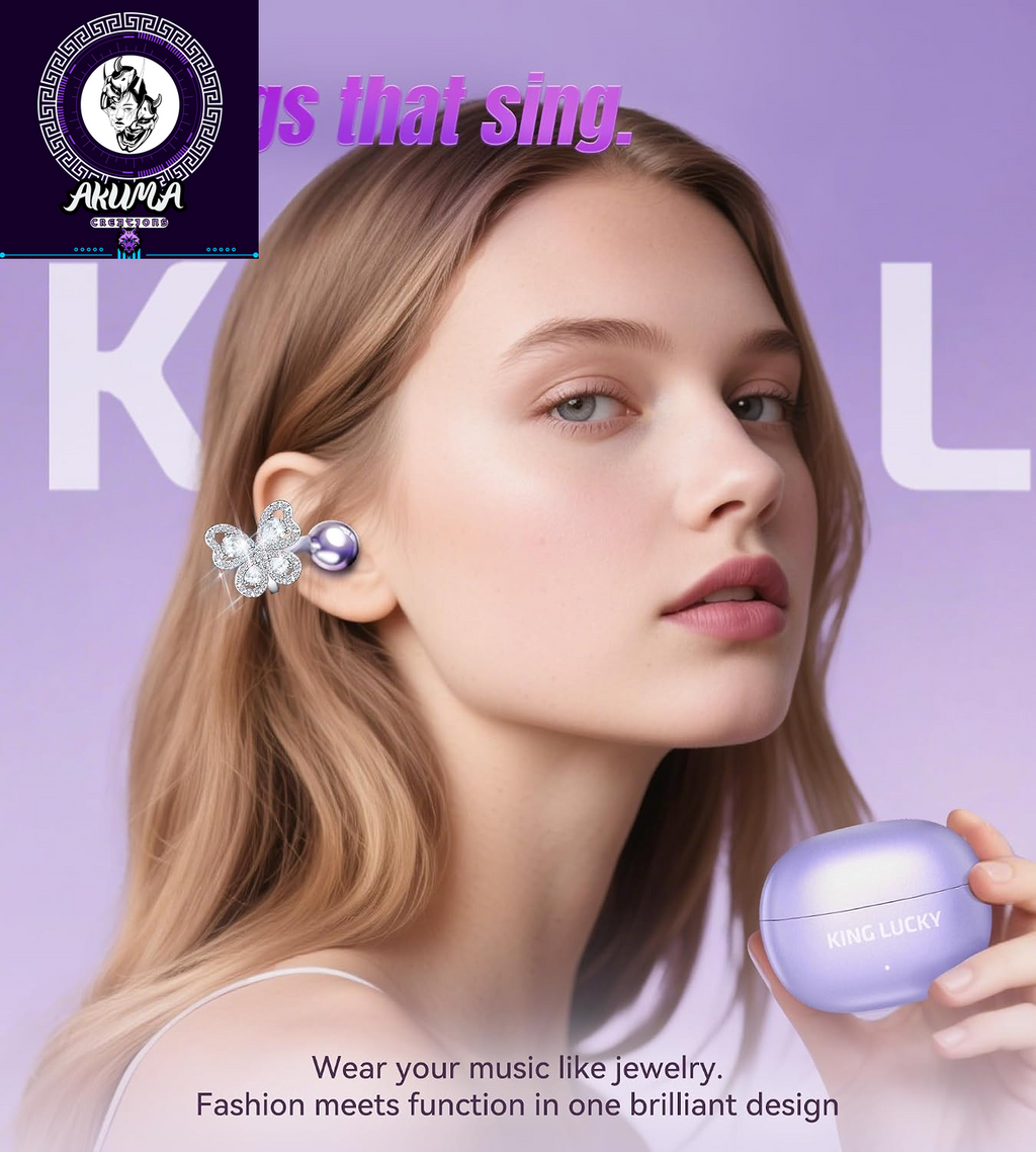 King Lucky Open Ear Earbuds Clip