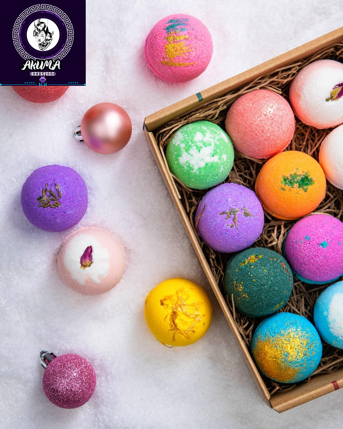 Bath Bombs Gift Set 12 USA Made Fizzies, Shea & Coco Butter Dry Skin Moisturize, Perfect for Bubble Spa Bath