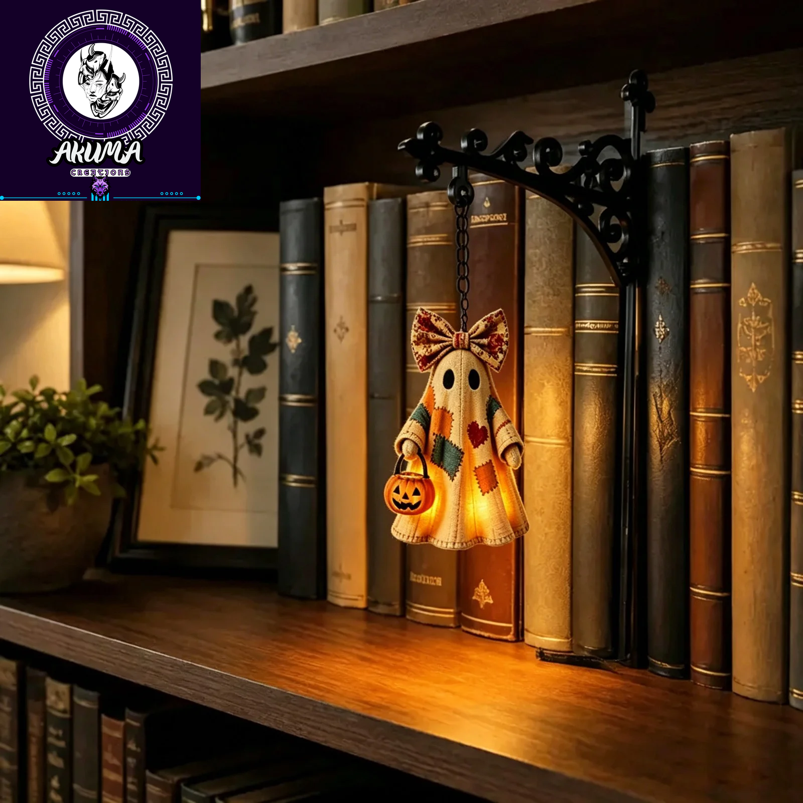 Ghost Library Lantern