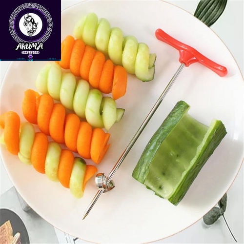 1/2Pcs Manual Roller Spiral Slicer Radish Potato Tools Vegetable Cutter Kitchen Fruit Carving Tools