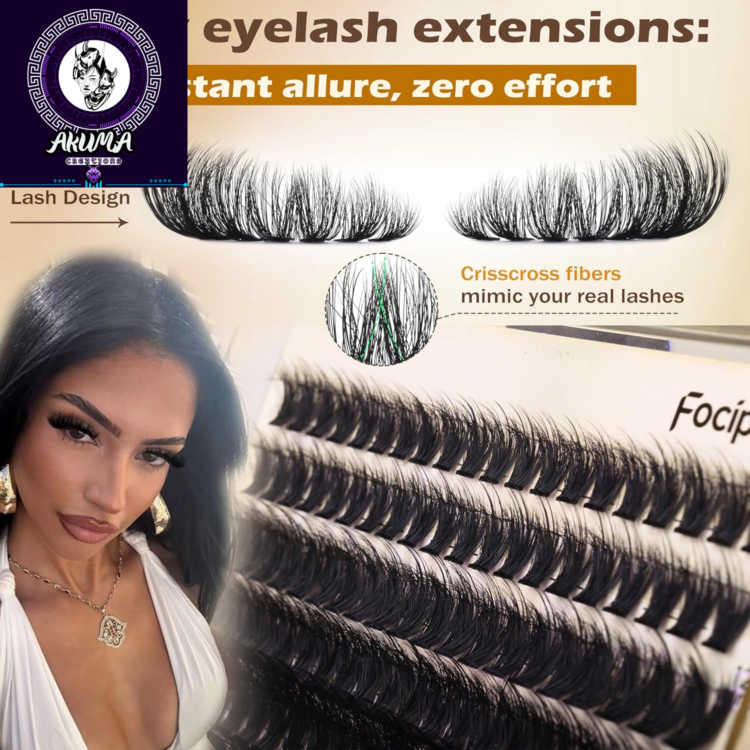 Lash Extension Kit Thick Eyelash Extension Kit 10-18Mm Fluff Volume Lash Clusters 200D Individual Eyelashes Kit with Lashes Bond, Lashes Remover, Lash Tweezers, DIY Lash Extension