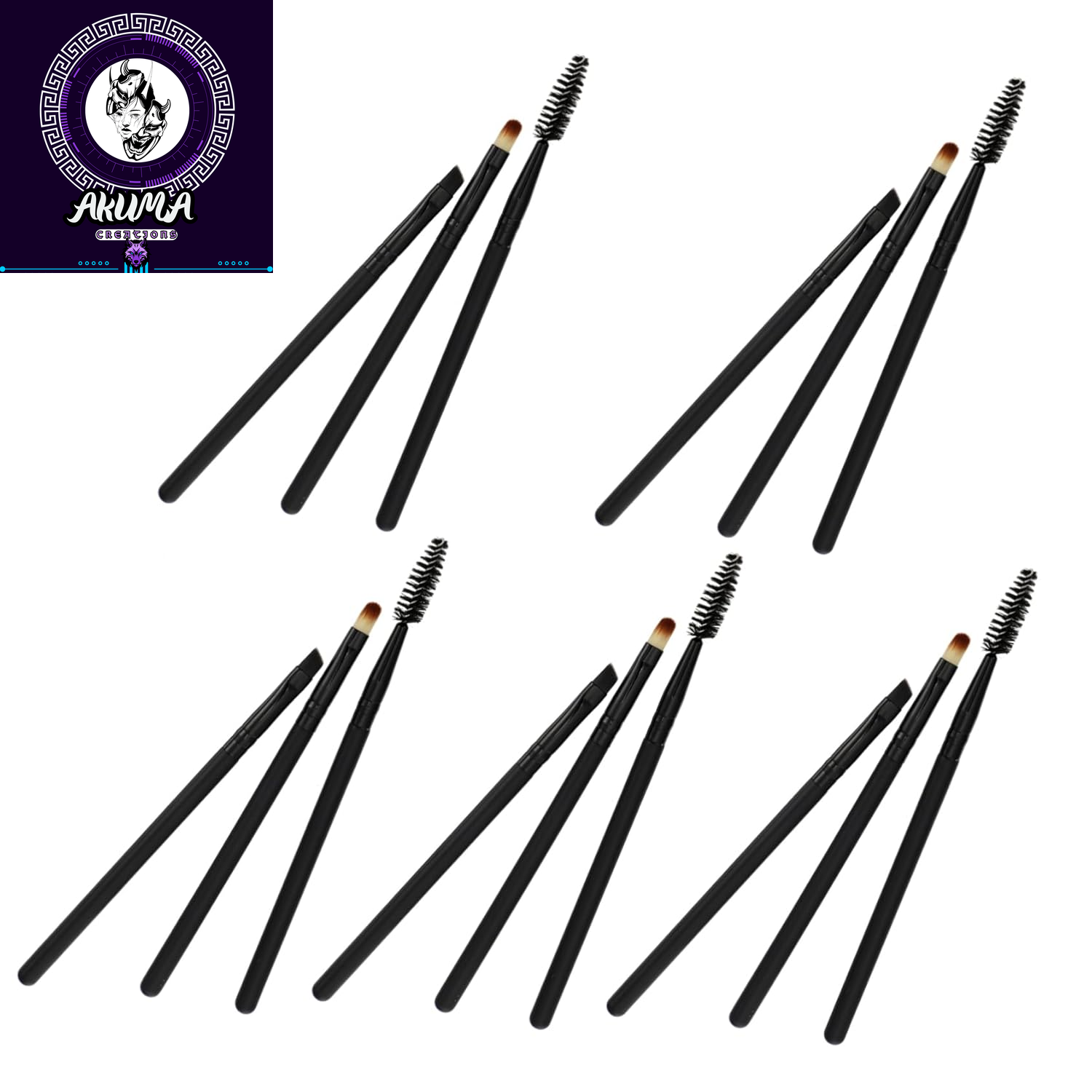 15Pcs Makeup Brush for Brow Lip Eyelash Brow Lamination Brush Eyebrow Applicator for Women Makeup Artist