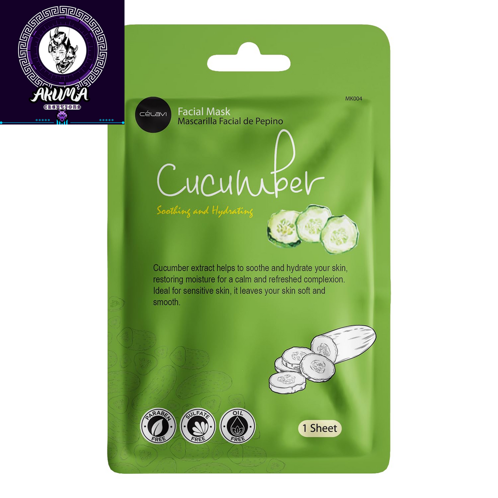 Celavi Essence Facial Face Mask Paper Sheet Korea Skin Care Moisturizing 12 Pack (Mix - 2 of Each)