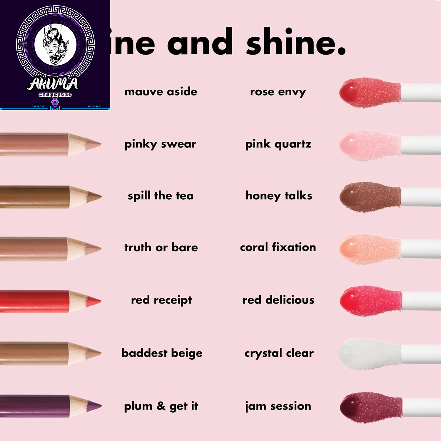 Glow Reviver Lip Oil, Nourishing Tinted Lip Oil for a High-Shine Finish, Infused with Jojoba Oil, Vegan & Cruelty-Free, Rose Envy