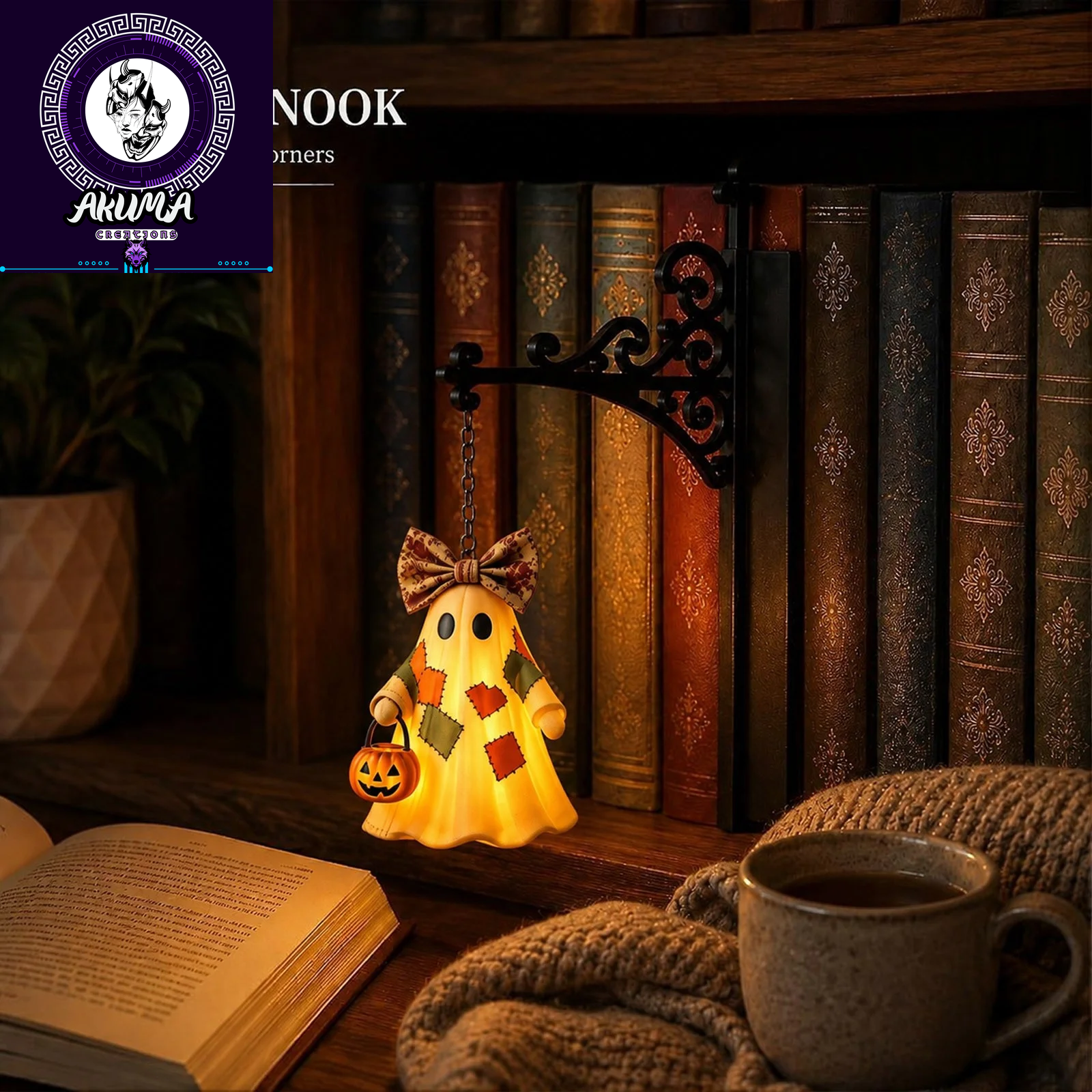 Ghost Library Lantern