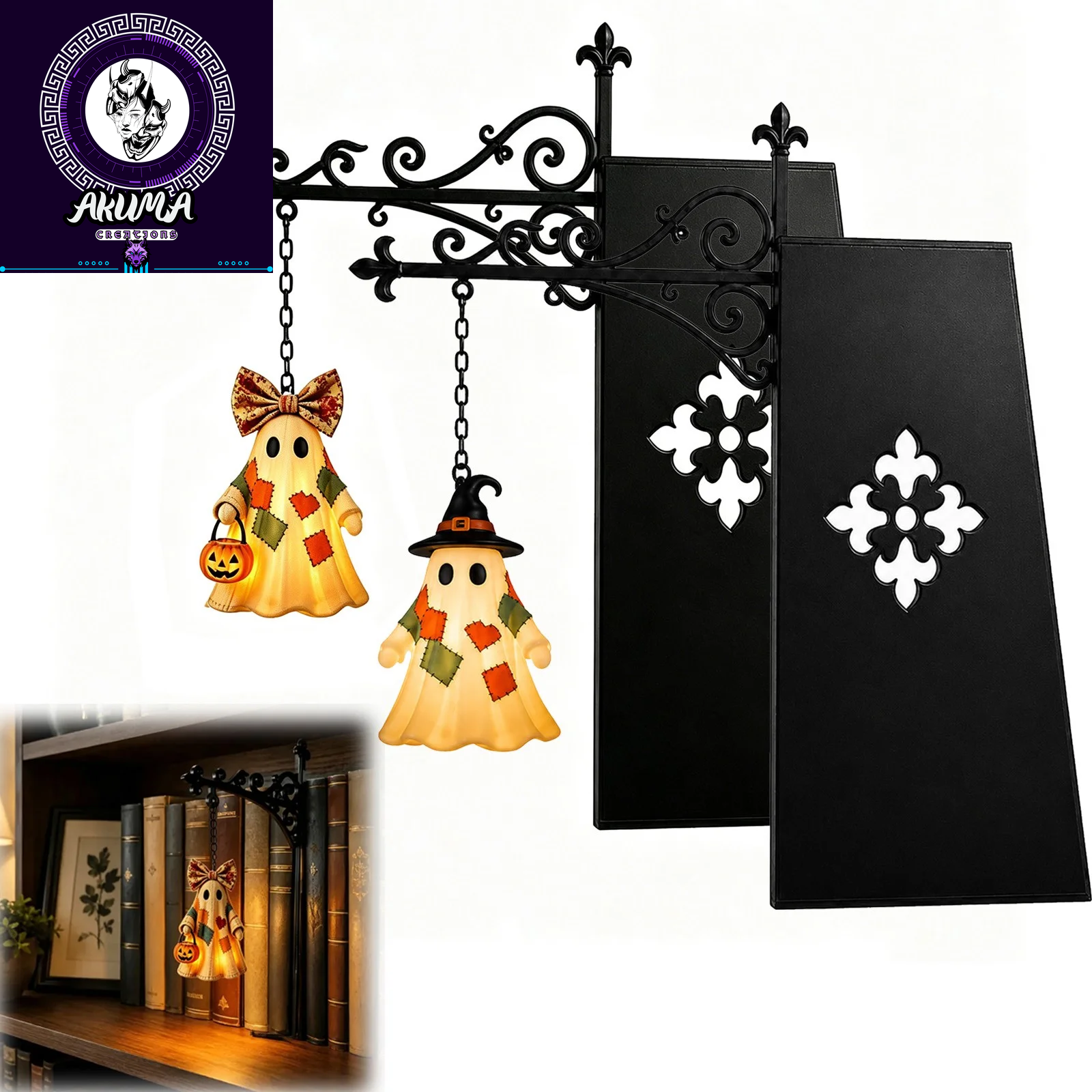 Ghost Library Lantern