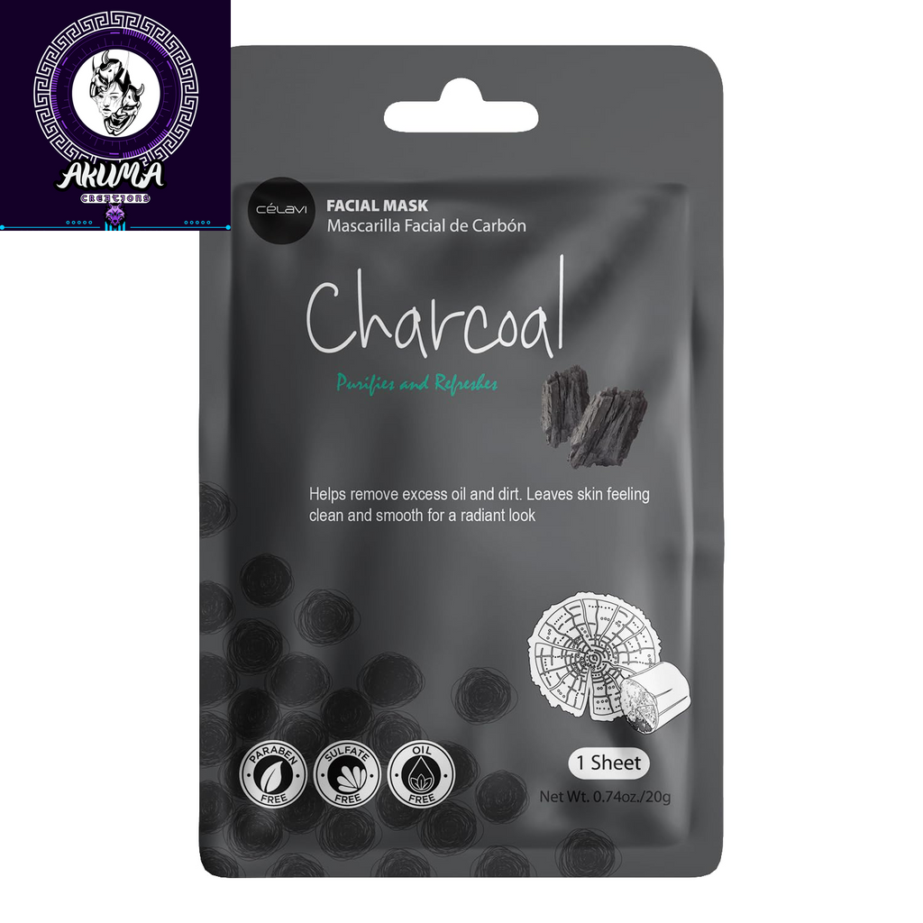 Celavi Essence Facial Face Mask Paper Sheet Korea Skin Care Moisturizing 12 Pack (Mix - 2 of Each)