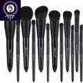 Makeup Brushes Set,  12Pcs Premium Eye Shadow, Eyebrows, Eyeliner, Concealer, Lip Liner，Foundation Makeup Brush White Travel Makeup Set,Cruelty-Free Synthetic Fiber Bristles