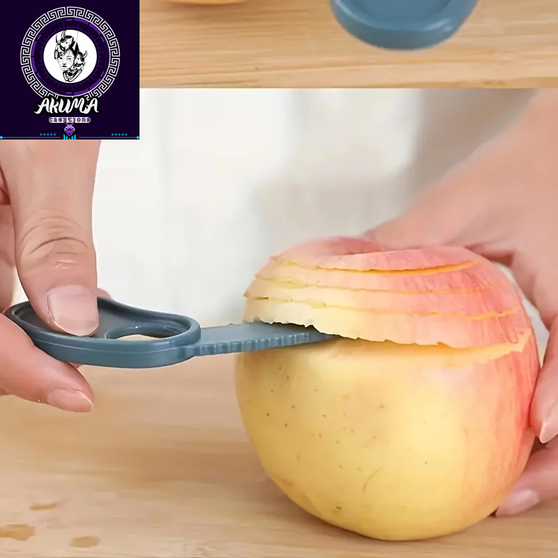 1Pc Fruit Vegetable Spiral Cutter, Cucumber Potato Slicer, Fruit Splitter, Roller Cutter, Kitchen Accessories