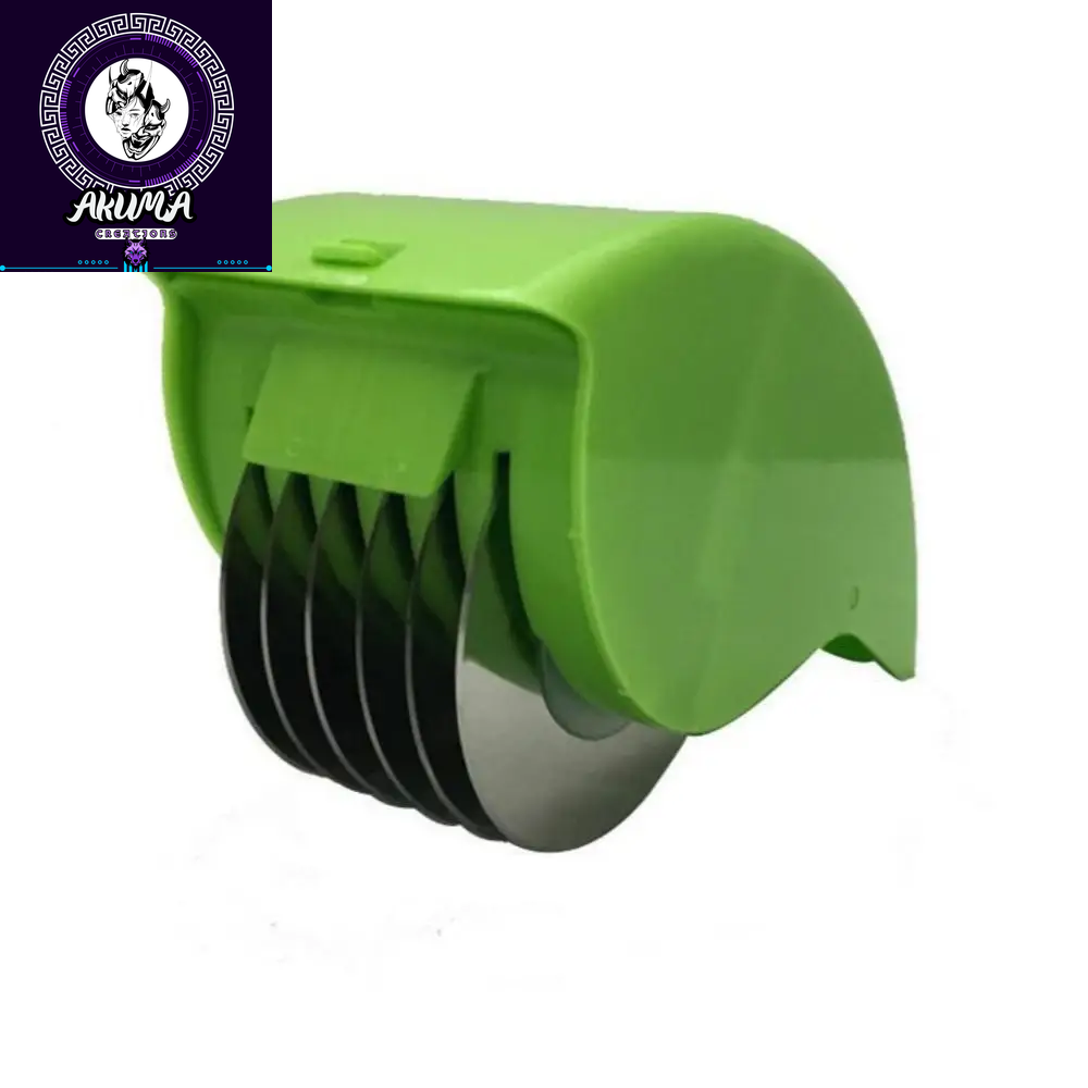 Parsley Chopper Roller Herb Roller Mincer Manual Vegetable Cutter with 6 Stainless Steel Blade Kitchen Vegetable Cutter Tool