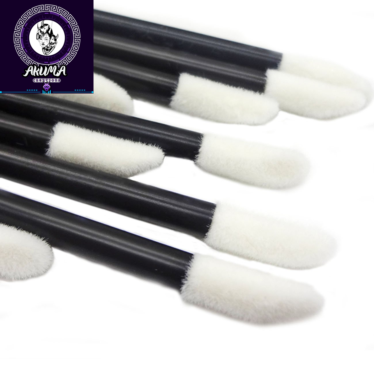 500Pcs/Set Disposable Lip Brushes Make up Brush Lipstick Lip Gloss Wands Applicator Tool Makeup Beauty Tool Kits (Black)