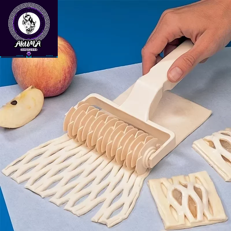 1Pc,Pastry Lattice Roller Cutter, Pie Pastry Dough Cutter Roller Home Kitchen Tools, Baking Tools