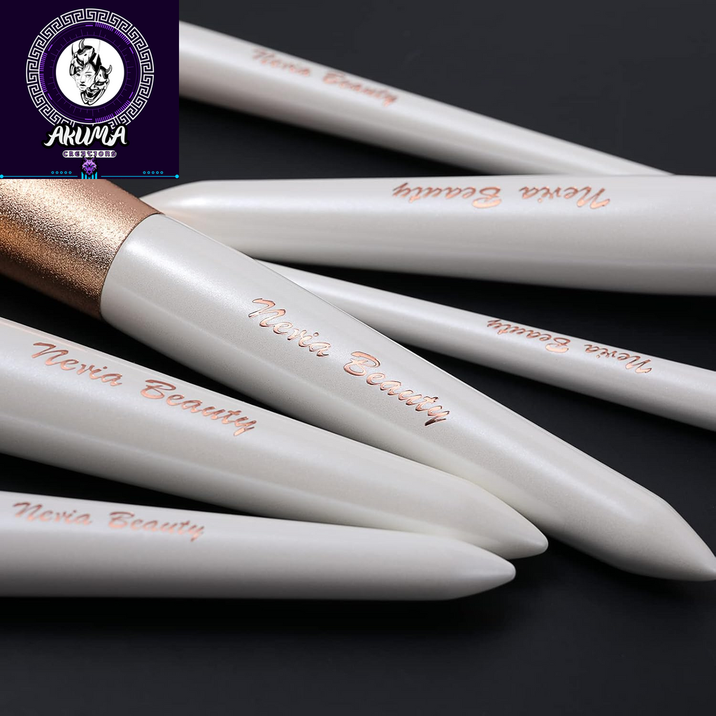 Makeup Brushes Set,  12Pcs Premium Eye Shadow, Eyebrows, Eyeliner, Concealer, Lip Liner，Foundation Makeup Brush White Travel Makeup Set,Cruelty-Free Synthetic Fiber Bristles